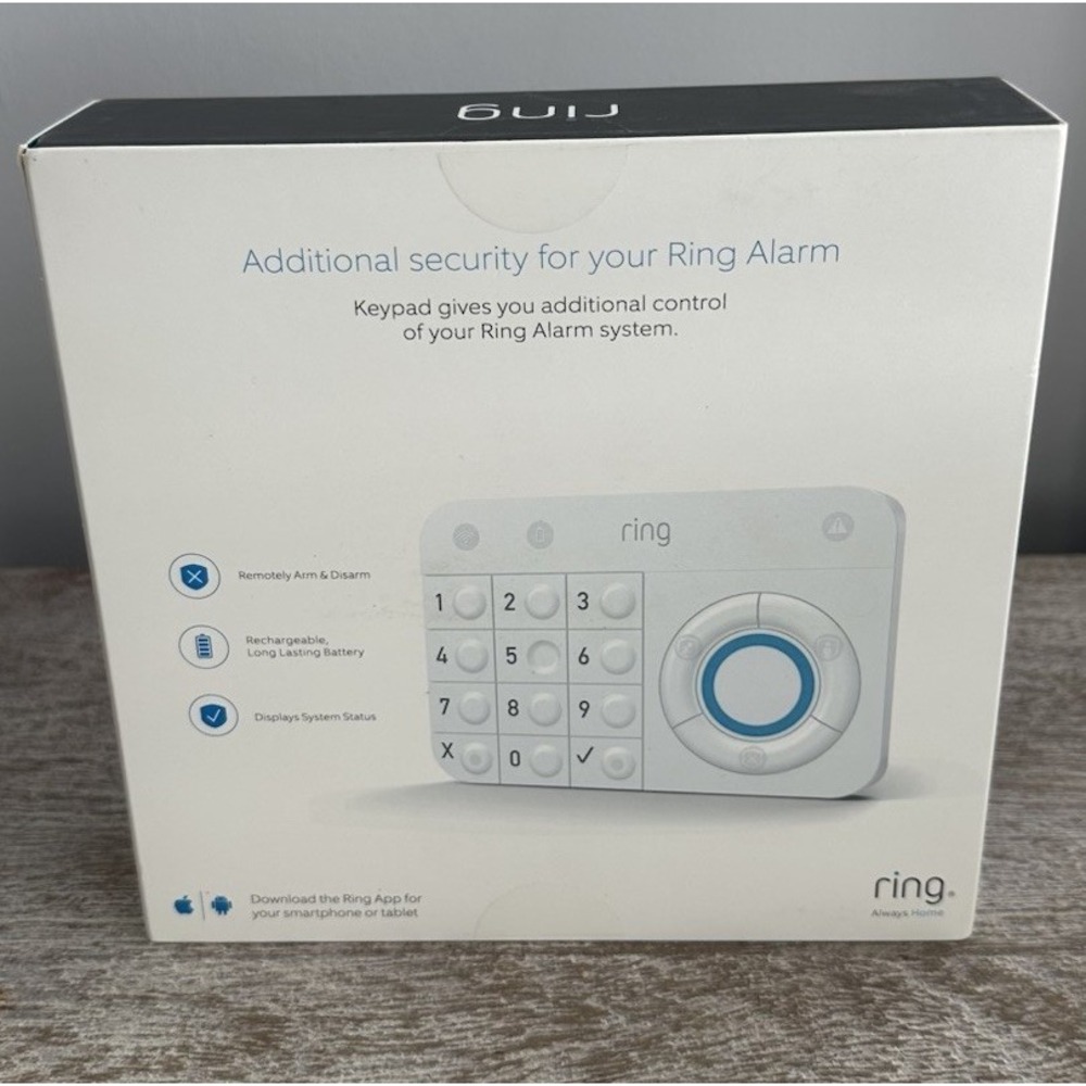 Sealed Box RING Alarm Keypad Security NEW In Box Install Accessories - Picture 7 of 8